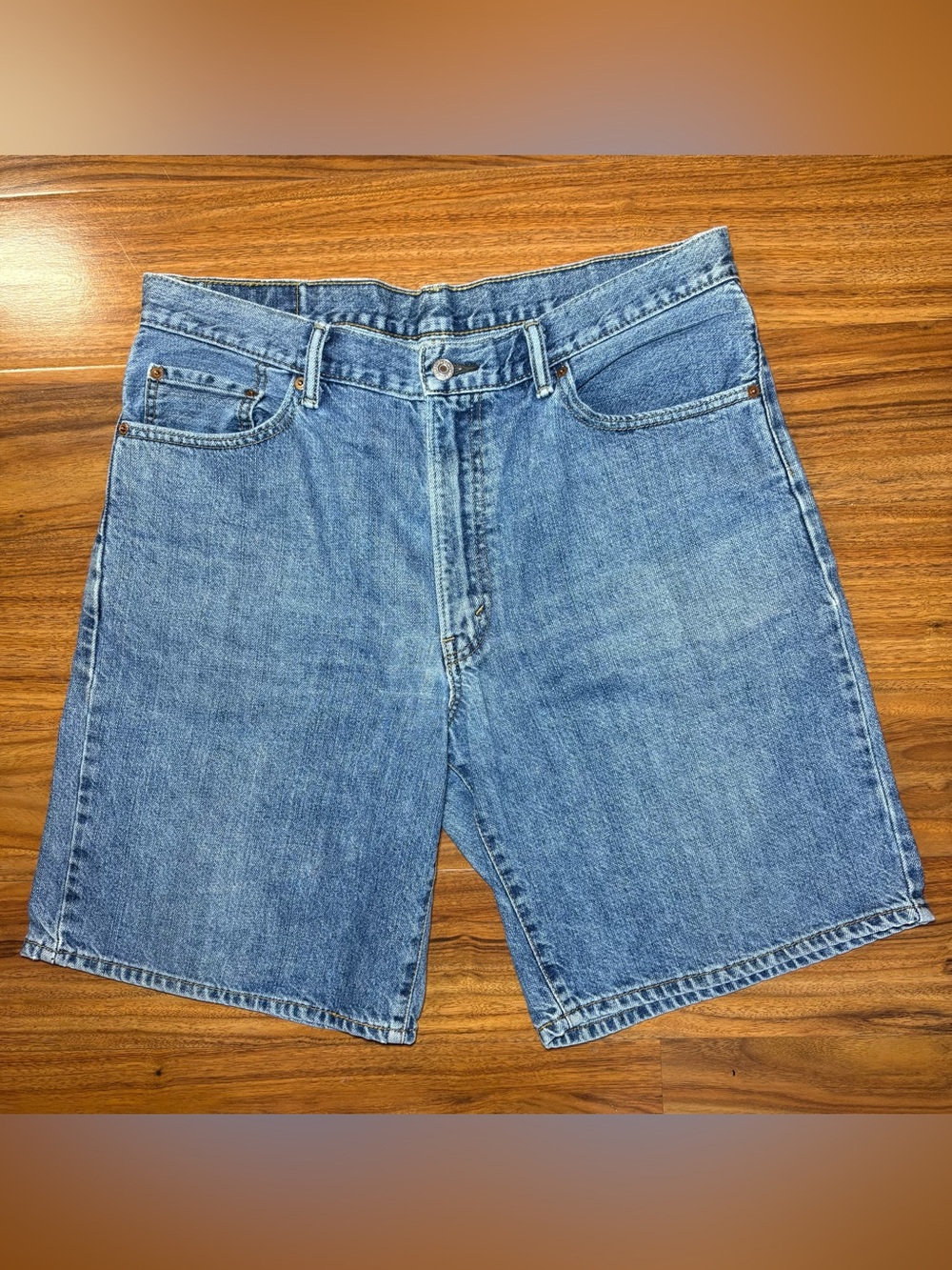 Vintage Levi’s 550 Relaxed Fit Denim Shorts Men 36 Y2K Baggy Jorts